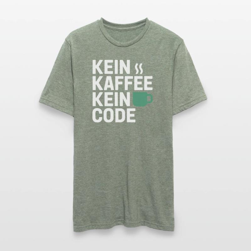No Coffee No Code Programmer Computer Scientist Unisex Polycotton T-Shirt