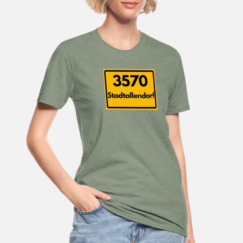 OLD POSTCODE POSTCODE RETRO 3570 STADTALLENDORF Unisex Polycotton T-Shirt