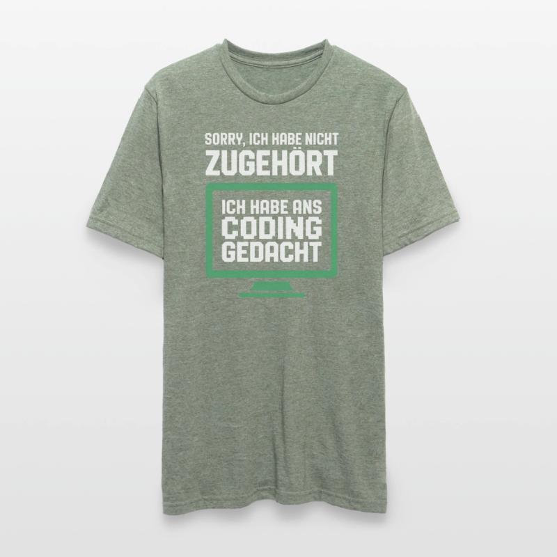 Pensée de codage à l’écran T-shirt polycoton Unisexe