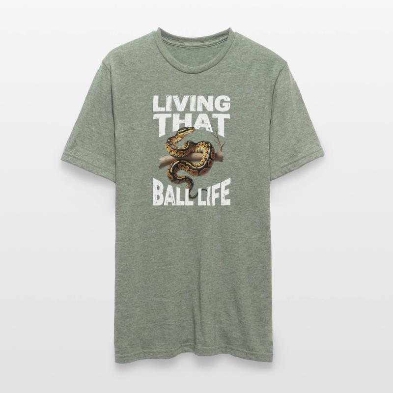 Python roi Serpents Amateurs de terrarium Python T-shirt polycoton Unisexe