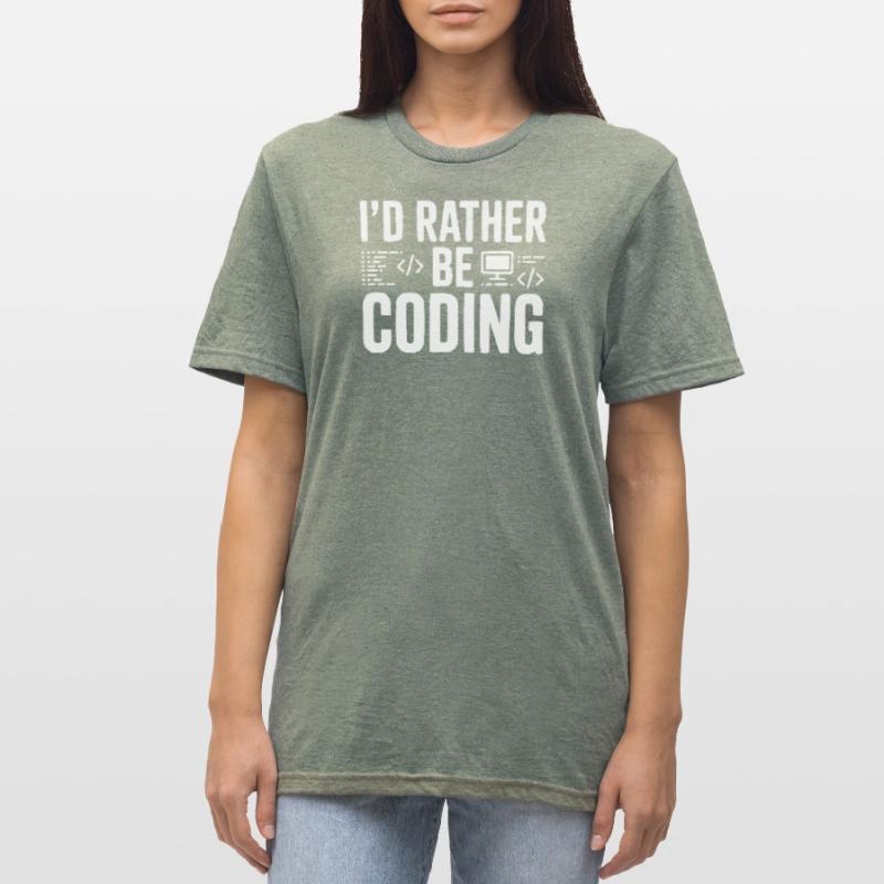 Je préfère coder T-shirt polycoton Unisexe