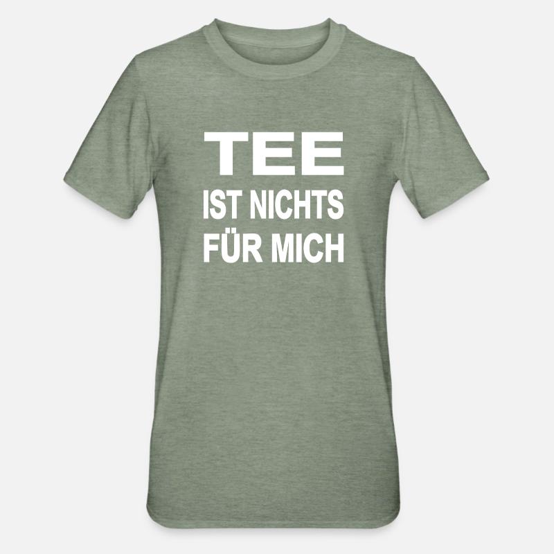 Tee - Unisex Polycotton T-Shirt - Militärgrün meliert