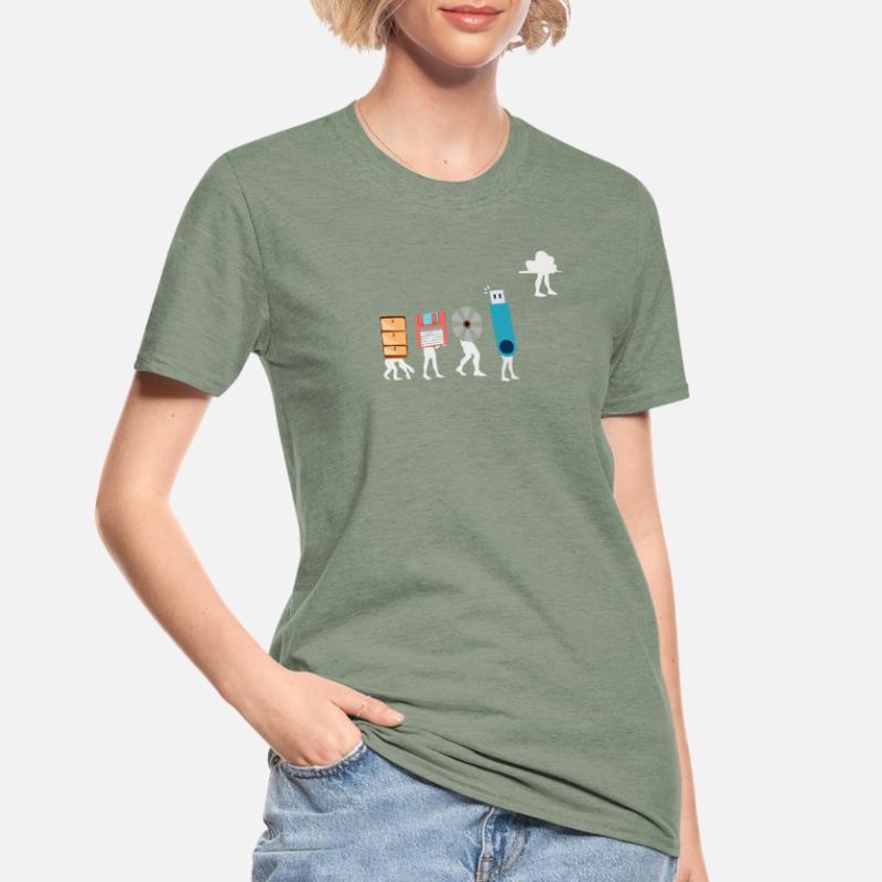 Cloud Computing Funny Programmer Data AI Software Unisex Polycotton T-Shirt