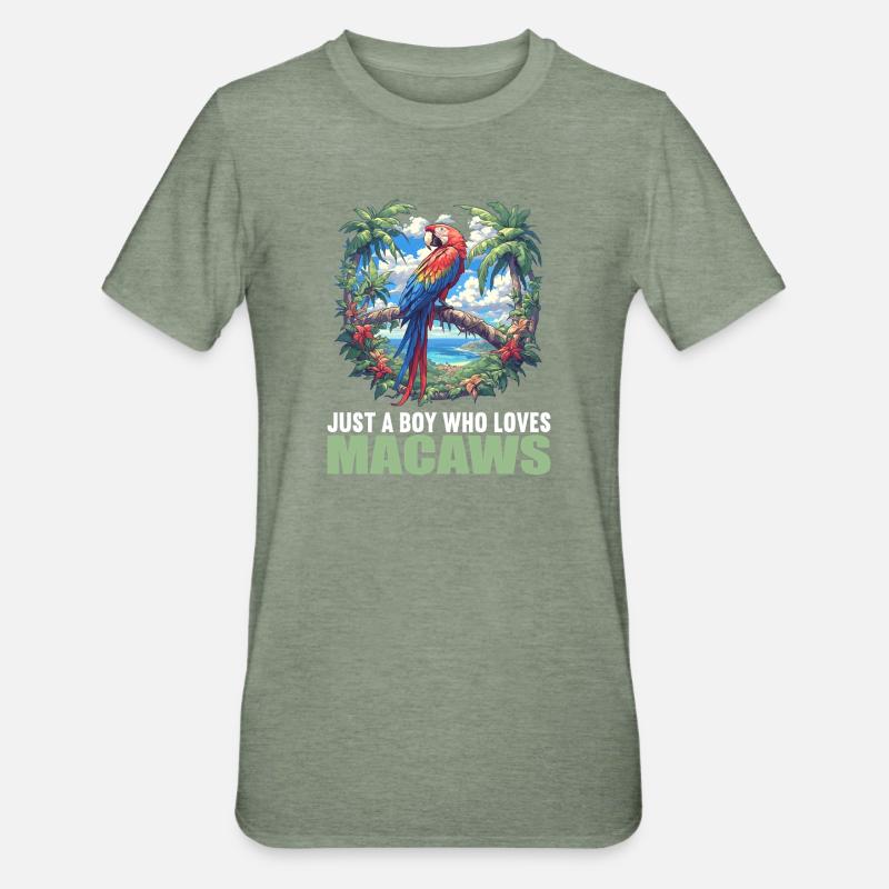 L'era dell'ara - Maglietta unisex, mix cotone e poliestere - verde militare melange