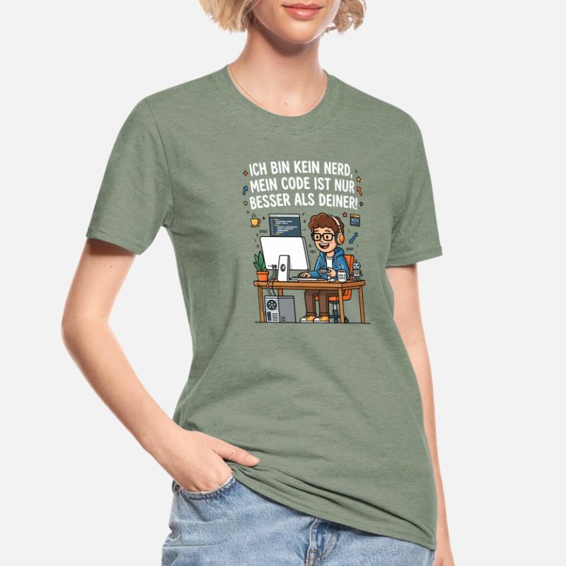 Coder Humor Programmierer Spruch Unisex Polycotton T-Shirt