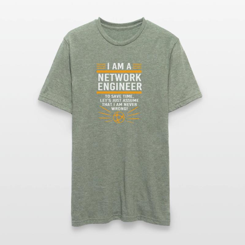 Network Computer Scientist Programmer Admin Unisex Polycotton T-Shirt