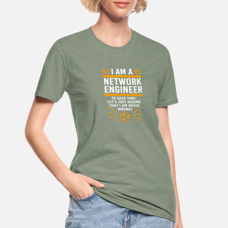 Network Computer Scientist Programmer Admin Unisex Polycotton T-Shirt
