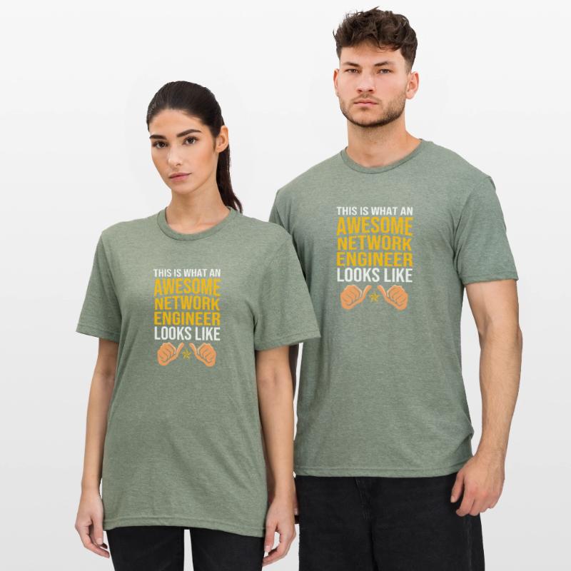 Network Engineer Programmer Computer Scientist Unisex Polycotton T-Shirt