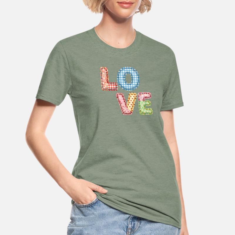 Patchwork Design Patchwork Patchwork Patches colorés T-shirt polycoton Unisexe