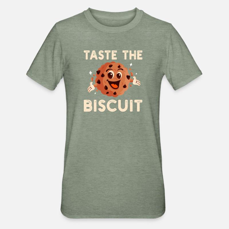 Probier den Biscuit-Buddy - Unisex Polycotton T-Shirt - Militärgrün meliert