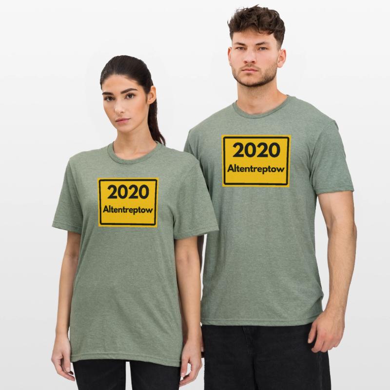 OLD POSTCODE ZIP CODE RETRO 2020 ALTENTREPTOW Unisex Polycotton T-Shirt