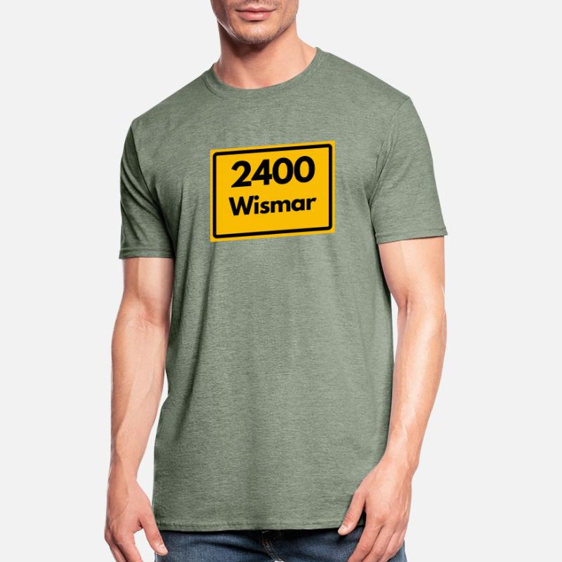 OLD POSTCODE POSTCODE RETRO 2400 WISMAR HEIMAT Unisex Polycotton T-Shirt