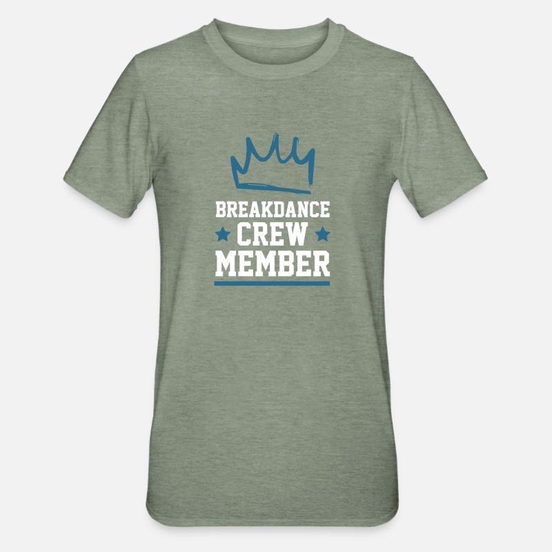 Équipe de breakdance - T-shirt polycoton Unisexe - vert kaki chiné