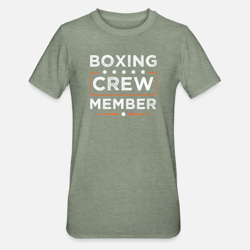 Équipe de boxe - T-shirt polycoton Unisexe - vert kaki chiné