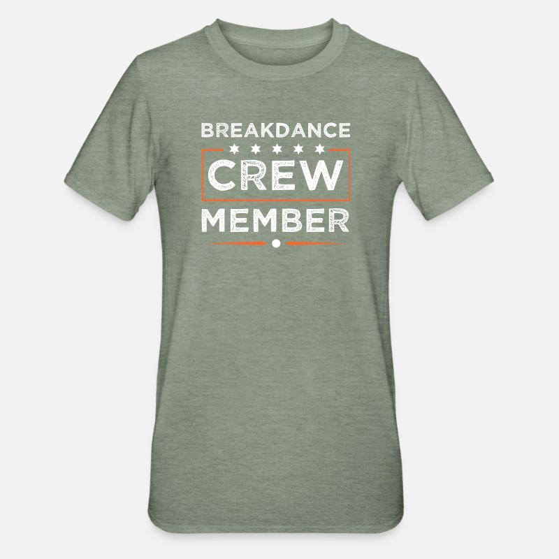 Équipe de breakdance - T-shirt polycoton Unisexe - vert kaki chiné