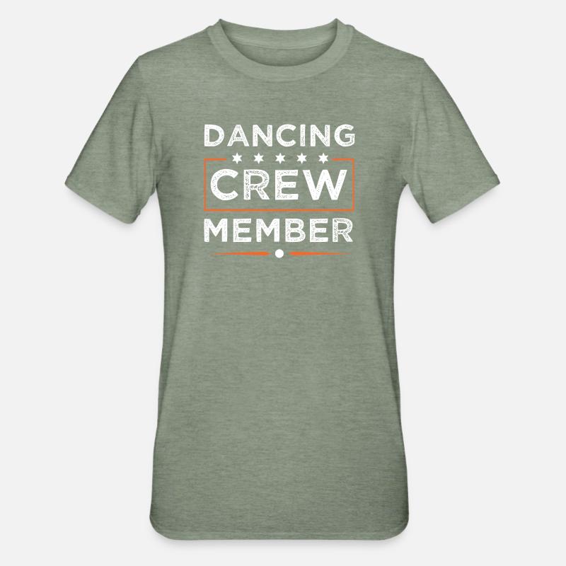 Équipe de danse - T-shirt polycoton Unisexe - vert kaki chiné