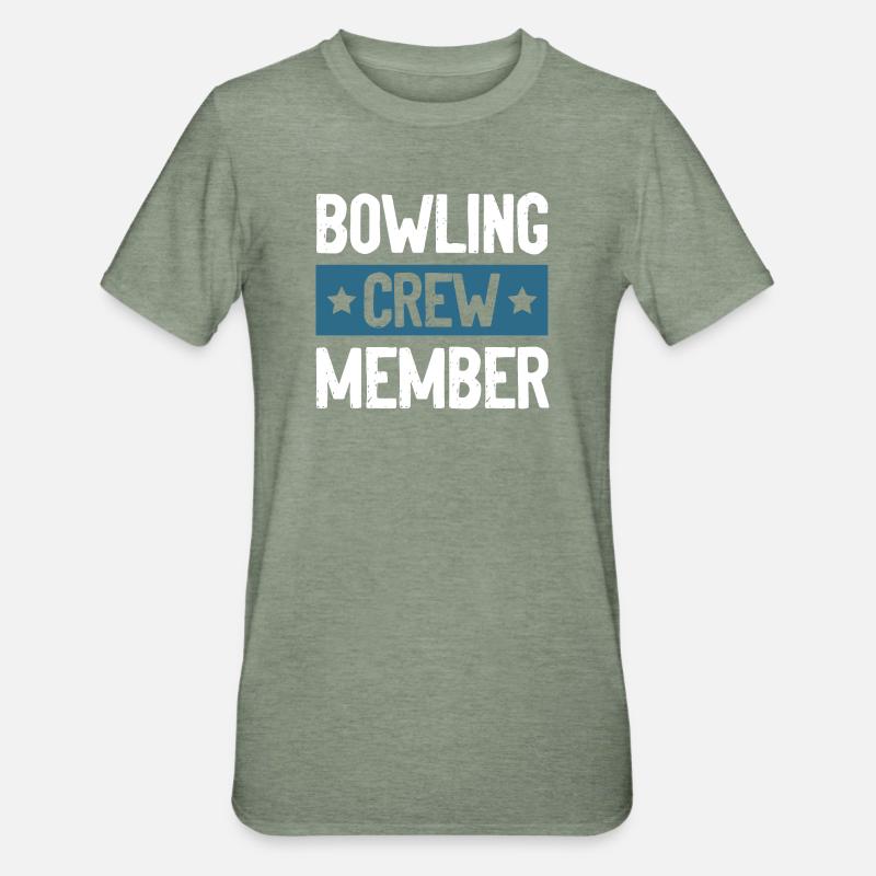Équipe de bowling - T-shirt polycoton Unisexe - vert kaki chiné