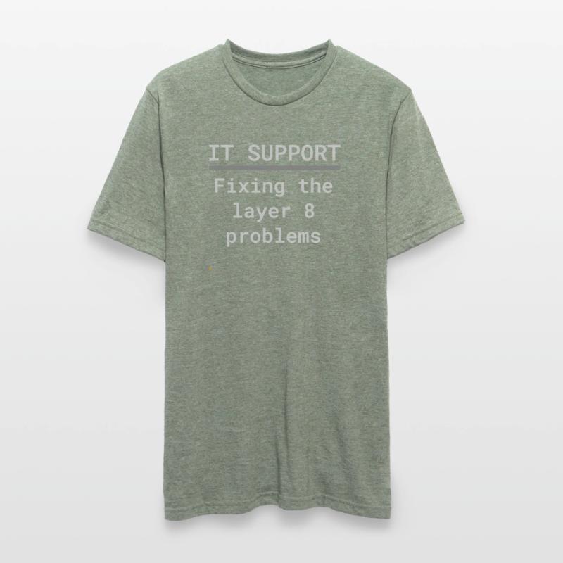 IT Support: Fixing Layer 8 Problems Unisex Polycotton T-Shirt