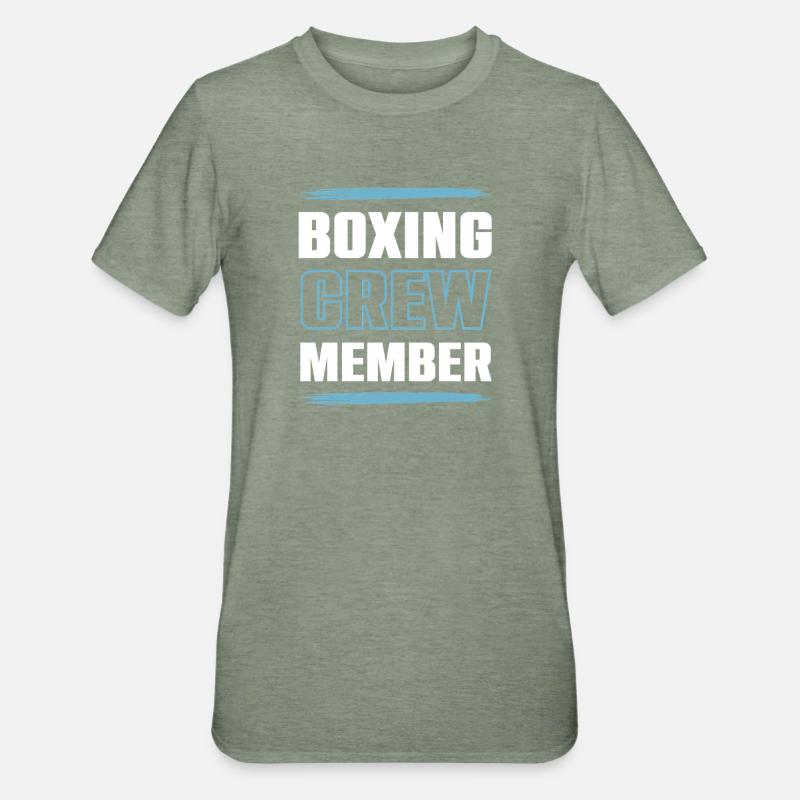 Équipe de boxe - T-shirt polycoton Unisexe - vert kaki chiné