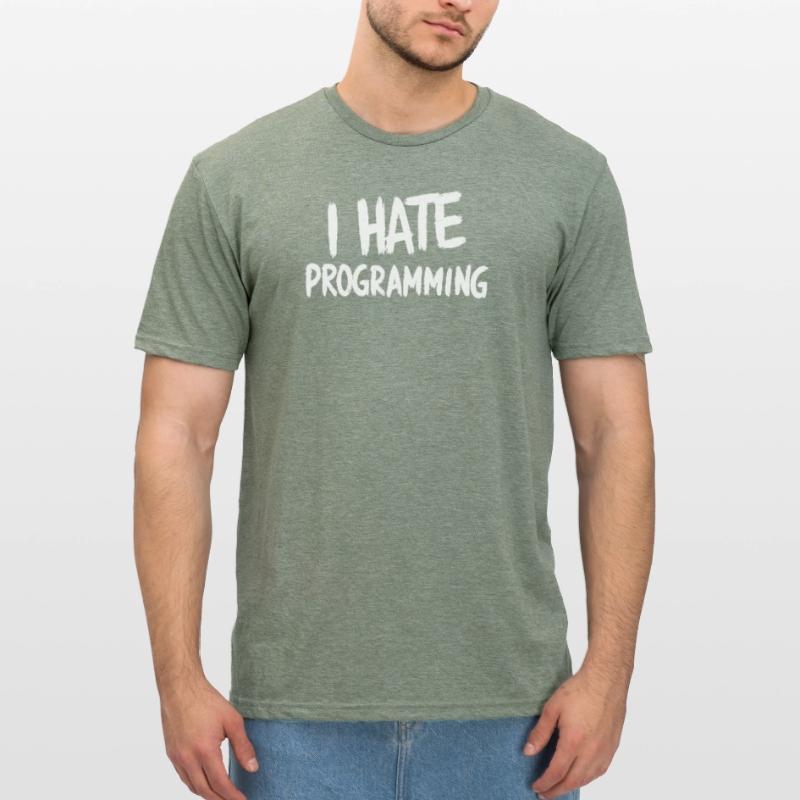 Ich hasse Programmieren, spaßiger PC-CPU-Programmierer Unisex Polycotton T-Shirt