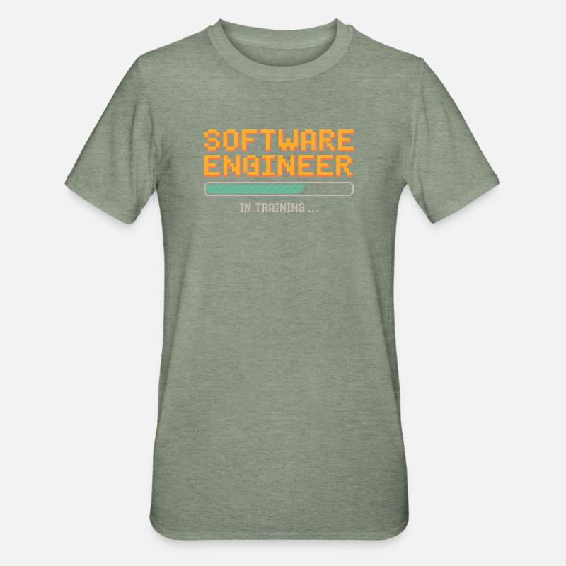 Softwareentwickler in Ausbildung Debugging Humor - Unisex Polycotton T-Shirt - Militärgrün meliert