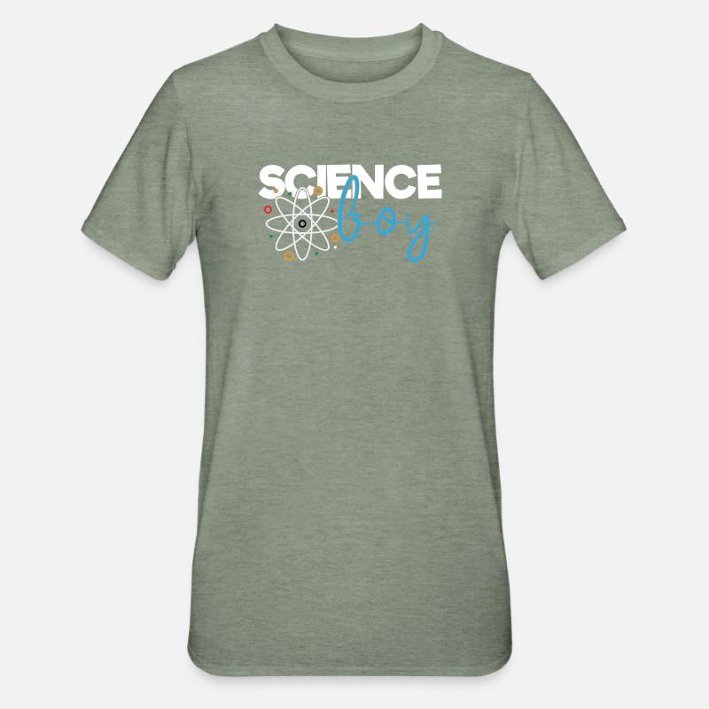 Garçon de science - T-shirt polycoton Unisexe - vert kaki chiné