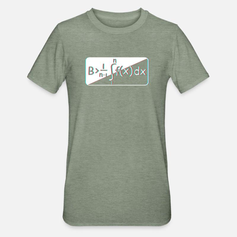 Mathematician Math Mathematical Mathematics - Unisex Polycotton T-Shirt - heather military green