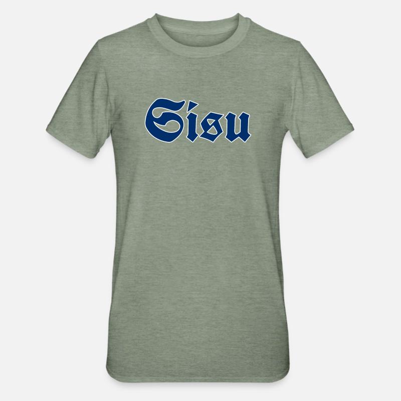 Sisua - Unisex polypuuvilla-t-paita - meleerattu armeijanvihreä