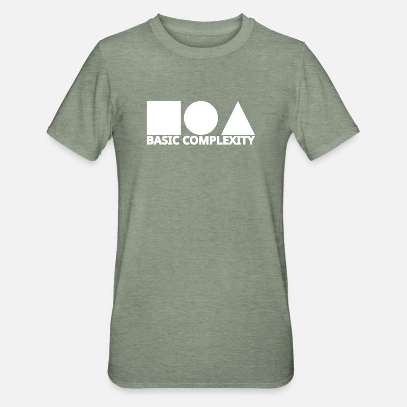 Basic complexity - Unisex Polycotton T-Shirt - heather military green