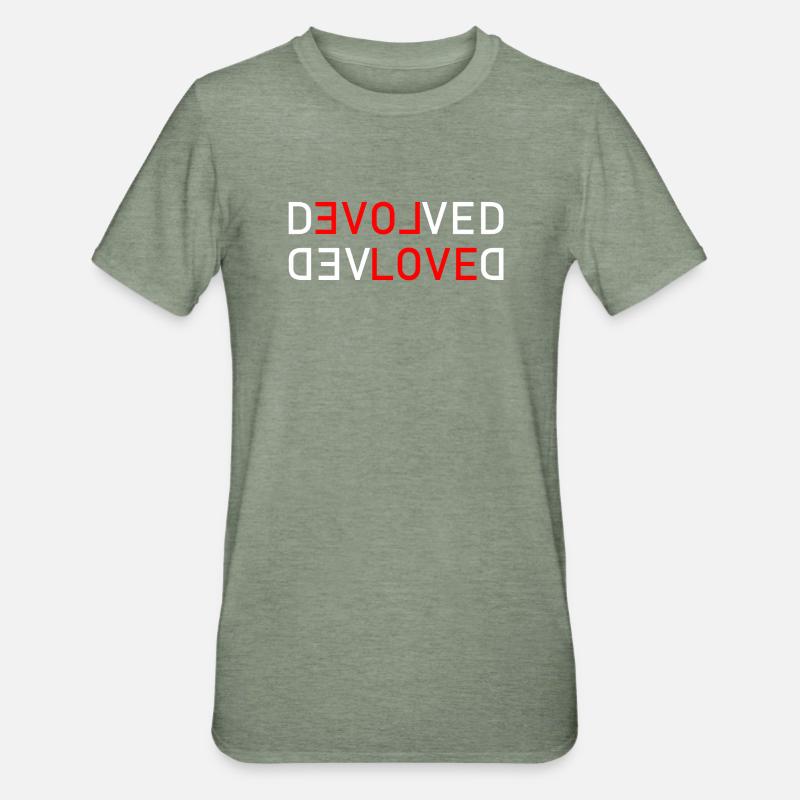 Love Devolved - Unisex Polycotton T-Shirt - heather military green