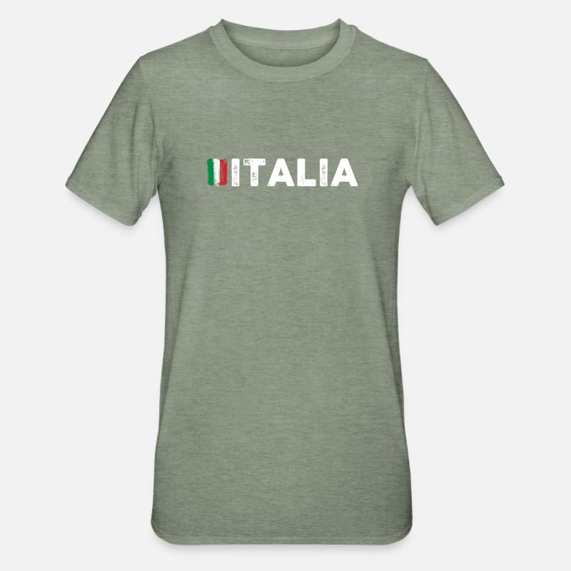 request_image_needed - T-shirt polycoton Unisexe - vert kaki chiné