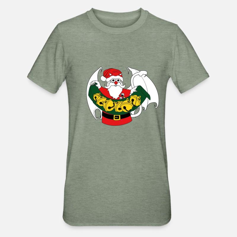 noel - T-shirt polycoton Unisexe - vert kaki chiné