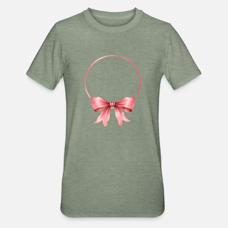 Loop circle can be personalized - Unisex Polycotton T-Shirt - heather military green