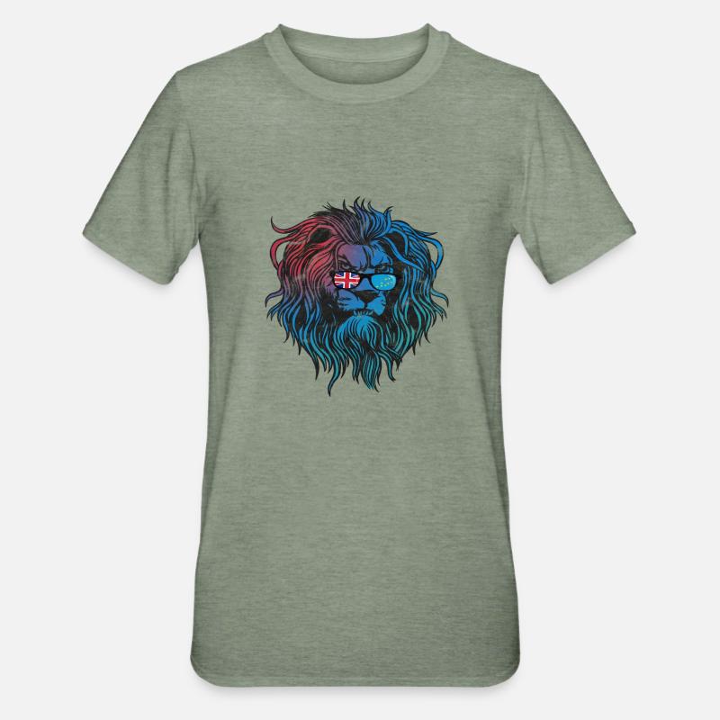 Tuvalu - T-shirt polycoton Unisexe - vert kaki chiné