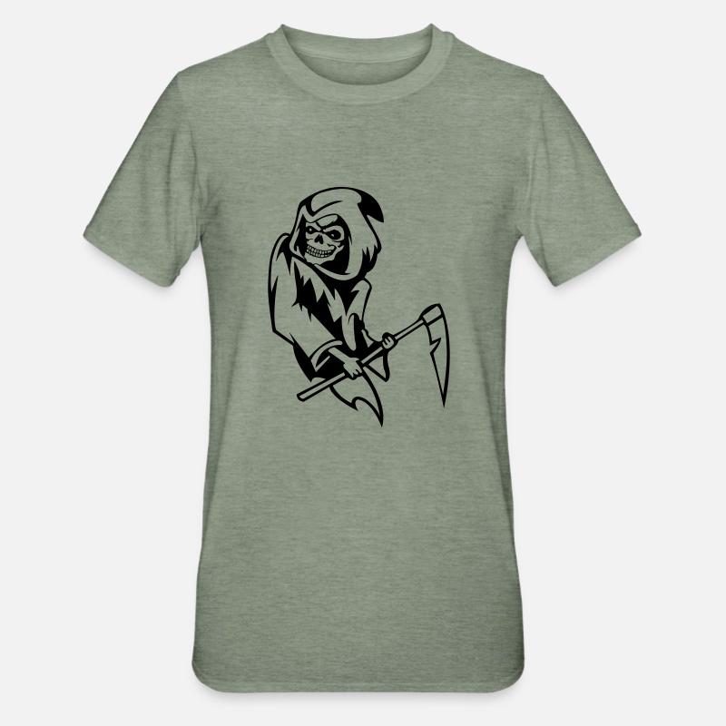 sensemann_01 - T-shirt polycoton Unisexe - vert kaki chiné