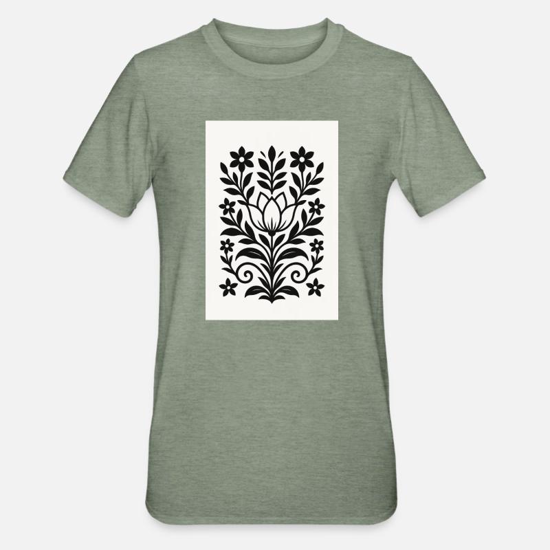 RayPay Eclipse - T-shirt polycoton Unisexe - vert kaki chiné