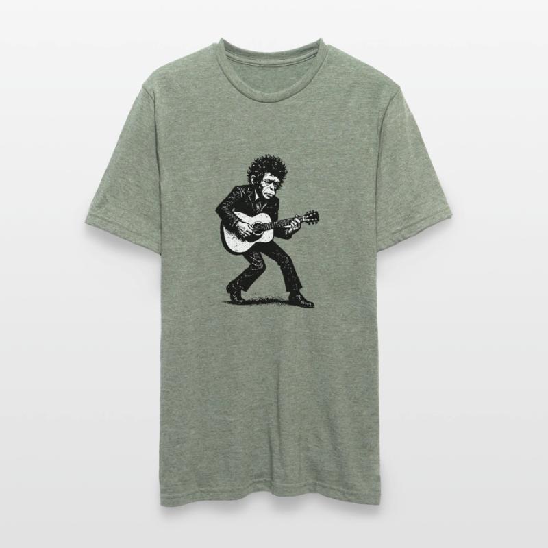 Singer Songwriter | The Monkey Dancer Unisex Polycotton T-Shirt
