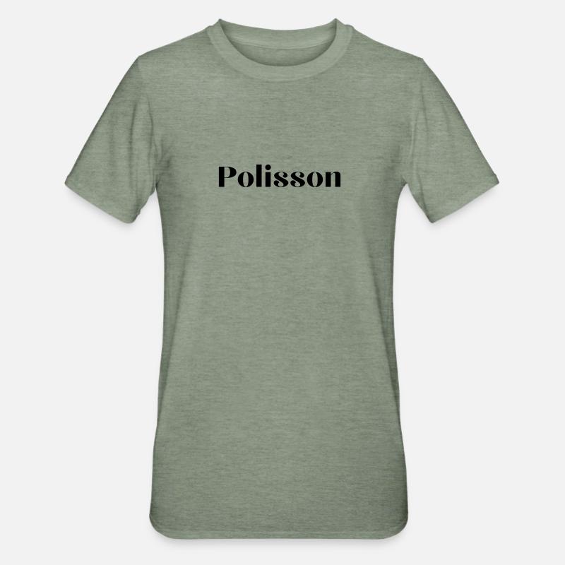 Polisson - T-shirt polycoton Unisexe - vert kaki chiné