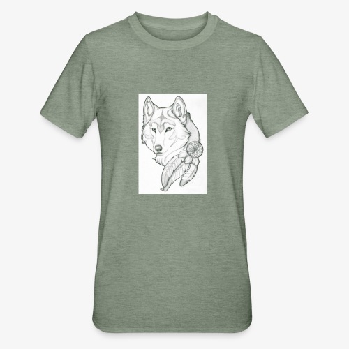 wolf - Uniseks Polycotton T-shirt