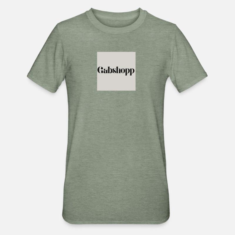 logo - Unisex Polycotton T-Shirt - heather military green