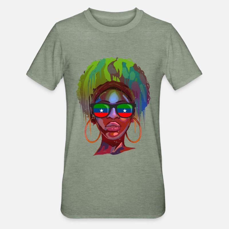 Ogaden - T-shirt polycoton Unisexe - vert kaki chiné