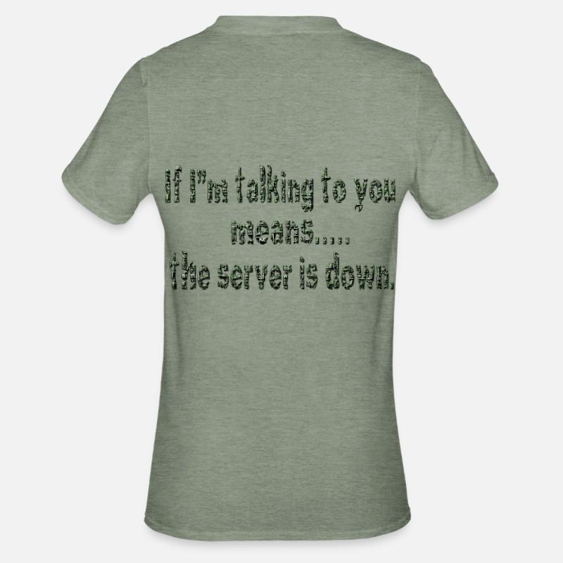 Hacking hacker hacker computer cybersecurity - Unisex Polycotton T-Shirt - heather military green