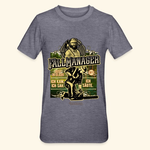 Holzfäller Sprüche T-Shirt-Design Fällmanager - Unisex Polycotton T-Shirt