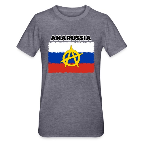 Anarussia Russia Flag Anarchy - Unisex Polycotton T-Shirt