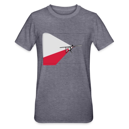 AVION TRICOLOR - Camiseta en polialgodón unisex