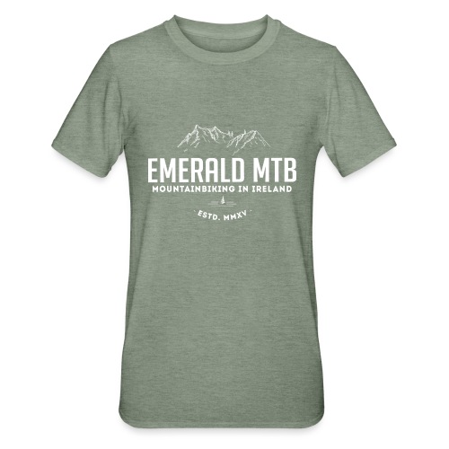 Emerald MTB logo - Unisex Polycotton T-Shirt
