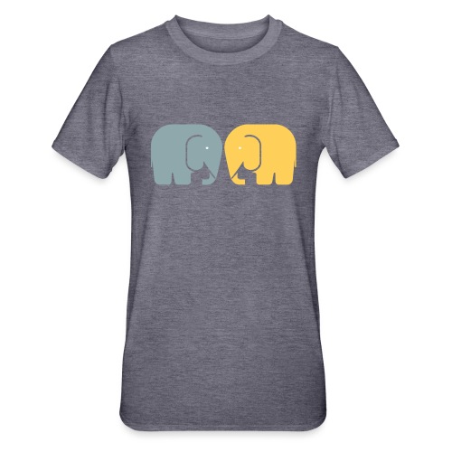 Vi två elefanter - Polycotton-T-shirt unisex
