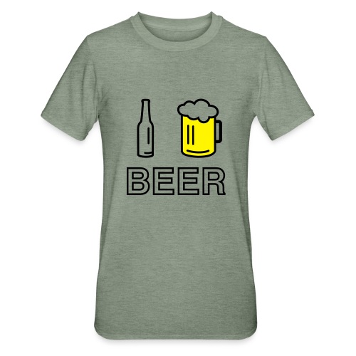 I Love Beer (2-farbig) - Unisex Polycotton T-Shirt