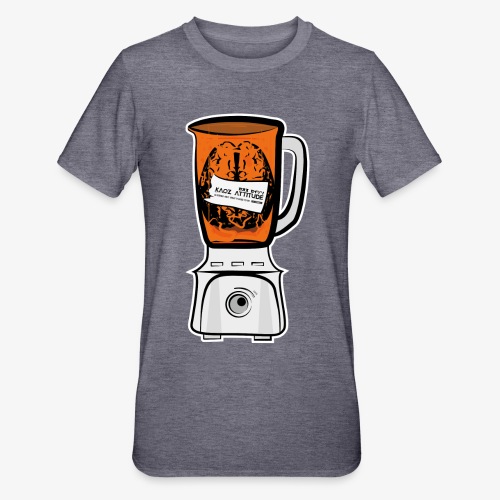 Hirn in Mixer neon orange - Unisex Polycotton T-Shirt