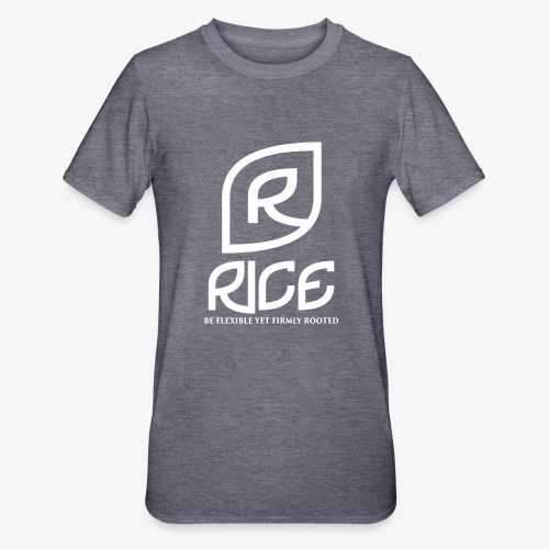 rice vector - Uniseks Polycotton T-shirt